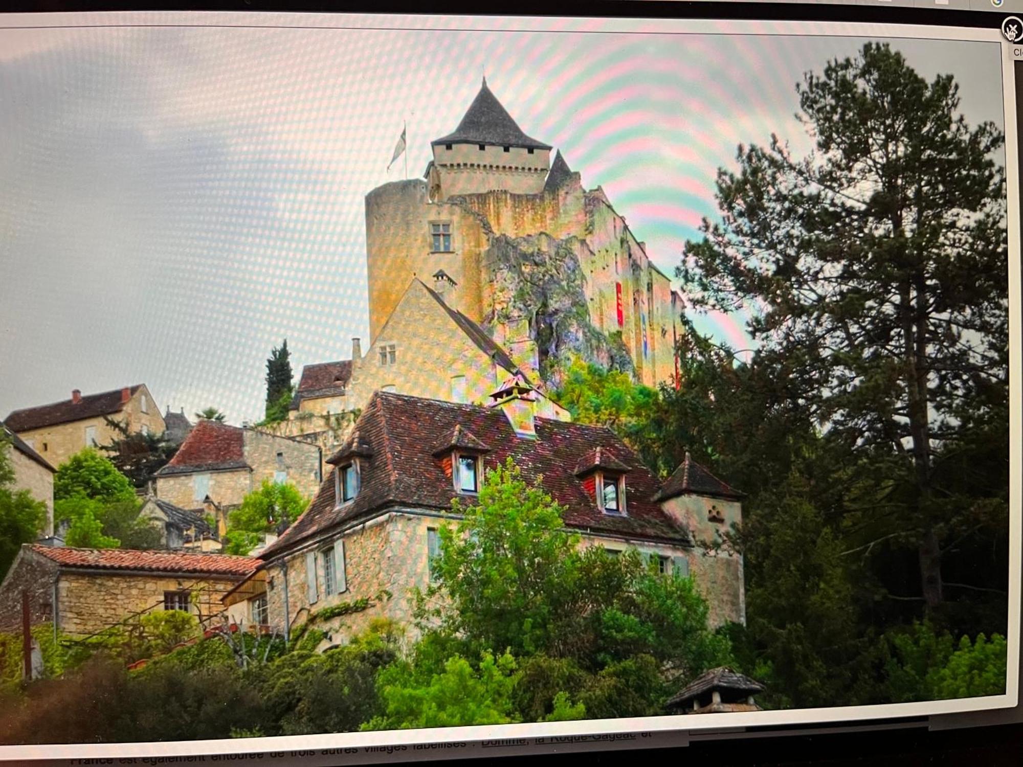 Castelnaud Vue Castelnaud La Chapelle Exterior foto